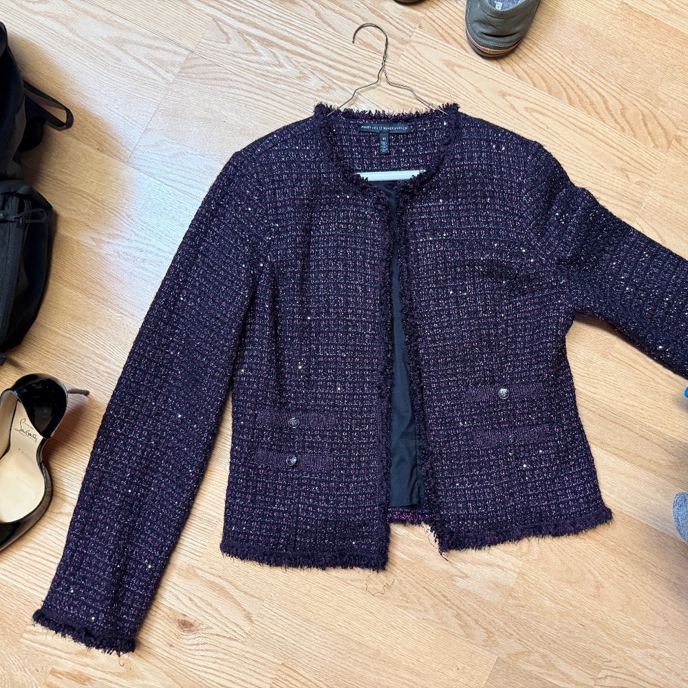 WHBM Tweed Sparkle "Chanel style" -Size 10